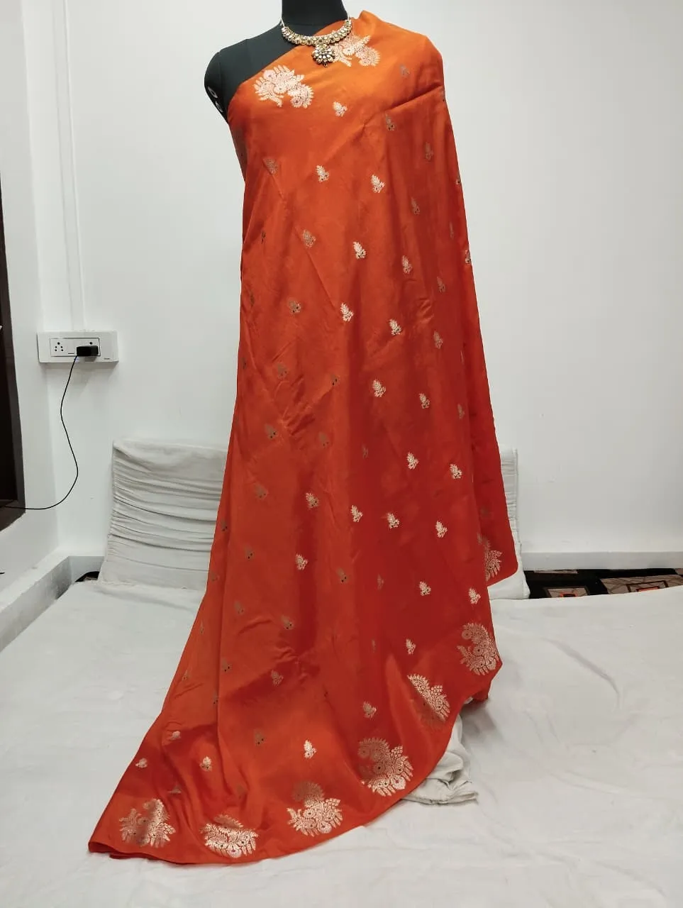 Banarasi Fancy Butti Soft Silk Saree